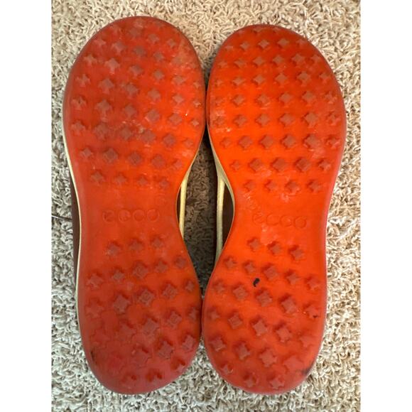 ECCO BIOM Yak Leather Golf Style Shoes Brown Natural Motion Hydromax Men 11/11.5